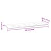 vidaXL Coussin de banc de jardin Vert 200 x 50 x 4 cm Tissu Oxford