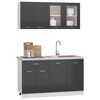 vidaXL Ensemble de meubles de cuisine 4 pcs plan de travail