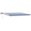 vidaXL Store r&eacute;tractable manuel avec LEDs 5 x 3 m