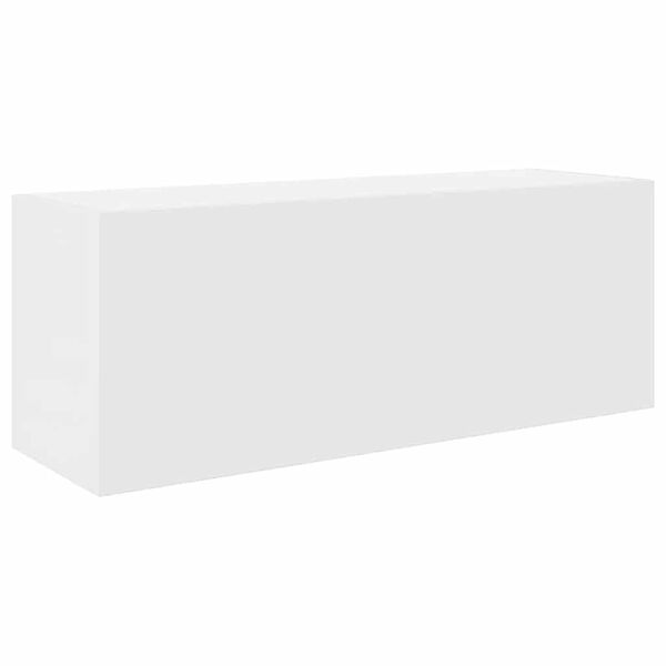 vidaXL Armoire murale de bain blanc 80x25x30 cm bois d'ing&eacute;nierie