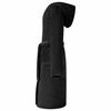 vidaXL Peignoir avec capuche Noir l Flanelle