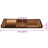 vidaXL Tapis d'escalier autocollants 15 pcs 65x21x4 cm Marron