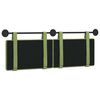 vidaXL T&ecirc;te de lit suspendue Vert clair 150 x 55 x 5 cm Velours