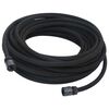 vidaXL Tuyau d'arrosage de jardin noir 0,6" 10 m caoutchouc