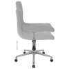 vidaXL Chaises pivotantes &agrave; manger lot de 2 Gris clair Velours