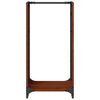 VidaXL &Eacute;tag&egrave;re &agrave; bois 40x30x80 cm acier r&eacute;sistant aux intemp&eacute;ries