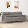 vidaXL Canap&eacute; &agrave; 3 places Taupe 180 cm Tissu