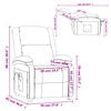 vidaXL Fauteuil de massage Marron Similicuir