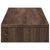 vidaXL Support de moniteur ch&ecirc;ne marron 100x27x10 cm bois d'ing&eacute;nierie
