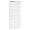 vidaXL Store v&eacute;nitien z&eacute;br&eacute; 40,9 x 100 cm, largeur du tissu 36,7 cm, blanc