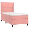 vidaXL Sommier &agrave; lattes de lit et matelas Rose 80x200 cm Velours