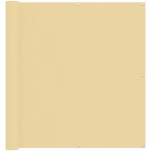 vidaXL &Eacute;cran de balcon Sable 120 x 200 cm Tissu Oxford