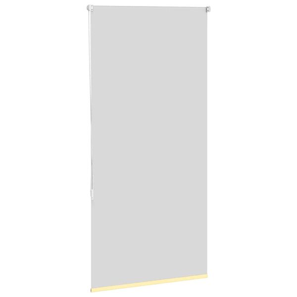 vidaXL Store enrouleur occultant jaune largeur du tissu 80,7 cm