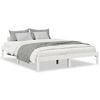 vidaXL Cadre de lit extra long sans matelas 140x210 cm bois massif pin