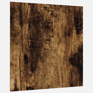 vidaXL Panneaux d&eacute;coratifs 50 pcs Ch&ecirc;ne fum&eacute; 30 x 30 x 0,27 cm