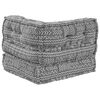 vidaXL Canap&eacute; d'angle modulable Gris clair 70 x 70 x 56 cm tissu