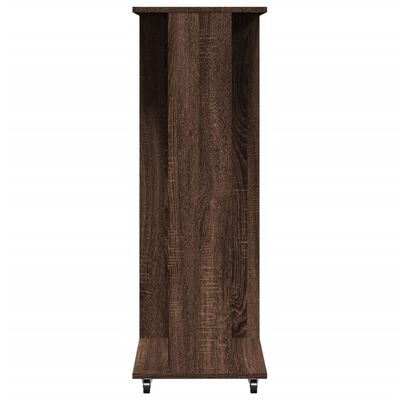 vidaXL Garde-robe avec roues chêne marron 102x38x110cm bois ingénierie