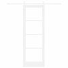 vidaXL Porte coulissante Blanc 73,5 x 211 cm