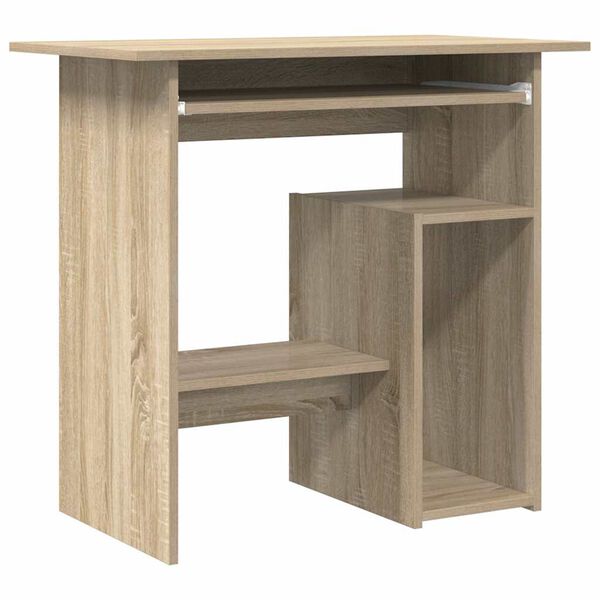vidaXL Bureau Chêne sonoma 80x45x74 cm Bois d’ingénierie