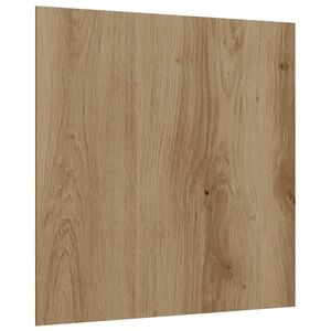 vidaXL Panneaux d&eacute;coratifs 50 pc Ch&ecirc;ne artisanal 30 x 30 x 0,27 cm