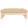 vidaXL Repose-pied de jardin 120x80 cm bois de pin massif