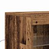 vidaXL Buffet LED Bois ancien 283 x 37 x 67 cm Bois d'ing&eacute;nierie