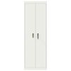 vidaXL Armoire de rangement avec stockage 2 pcs Blanc 60 x 40 x 180 cm