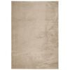 vidaXL Tapis HUARTE &agrave; poils courts doux et lavable sable 160x230 cm