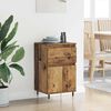 vidaXL Buffet Bois Ancien 40 x 35 x 70 cm Bois d'ing&eacute;nierie et fer