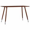 vidaXL Table de salle &agrave; manger Marron 120x60x74 cm MDF