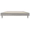 vidaXL Cadre de lit sans matelas sonoma gris 90x190 cm