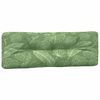 vidaXL Coussins de palette lot de 5 motif de feuilles tissu