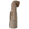 vidaXL Peignoir avec capuche Camel xxl Flanelle