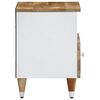vidaXL Tables de chevet 2 pcs 40x33x46 cm Bois de manguier solide