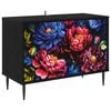 vidaXL Meuble TV KIEL 69 x 33 x 50,5 cm Ch&ecirc;ne noir Bois d'ing&eacute;nierie