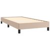 vidaXL Cadre de lit sans matelas cappuccino 100x200 cm similicuir