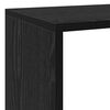 vidaXL Cloison Biblioth&egrave;que Ch&ecirc;ne noir 137,5 x 29 x 103,5 cm