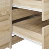 vidaXL Glissi&egrave;re de tiroir 2 pcs Blanc 350 mm Acier