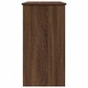 vidaXL Bureau ch&ecirc;ne marron 80x40x75 cm bois d'ing&eacute;nierie
