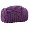 vidaXL Couvertures &agrave; jeter 6 pcs Violet 200 x 150 cm Toison