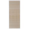vidaXL Tapis rectangulaires Bambou naturel 4 pcs 120x180 cm