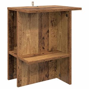vidaXL Table basse Bois ancien 40 x 30 x 49 cm Bois d'ing&eacute;nierie