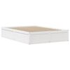 vidaXL Cadre de lit sans matelas blanc 160x200 cm bois de pin massif