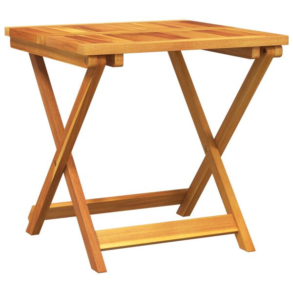 vidaXL Ensemble &agrave; manger de jardin pliable 3 pcs bois d'acacia massif