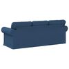 vidaXL Canap&eacute; Bleu 215 x 82 x 80 cm tissu