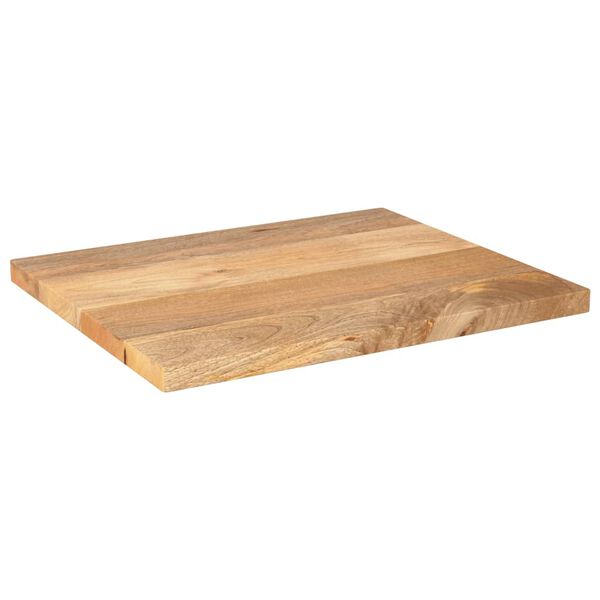 vidaXL Dessus de table 60x50x3,8 cm rectangulaire bois massif manguier