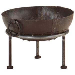 vidaXL Foyer rustique &Oslash; 40 cm Fer