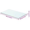 vidaXL Panneaux d'&eacute;tag&egrave;re 2 pcs Verre Transparent 60 x 30 cm