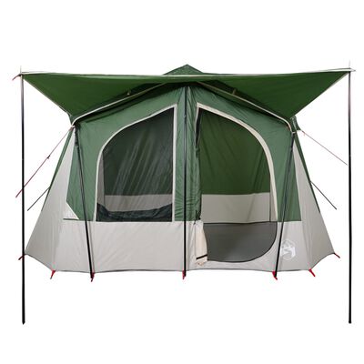 vidaXL Tente de camping de cabine 5 personnes vert imperméable