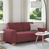 vidaXL Canap&eacute; 2 places Rouge vin 180x78x84 cm Tissu